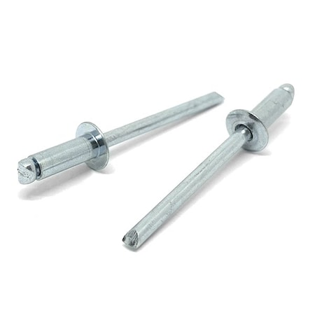 Boltsandnuts.Com 200 Pieces 1/8in Dia 0in-1/16in 41 Grip - Dome Head Blind Rivets Alum/Alum Mandrel, 200PK DHBRAA/41-200